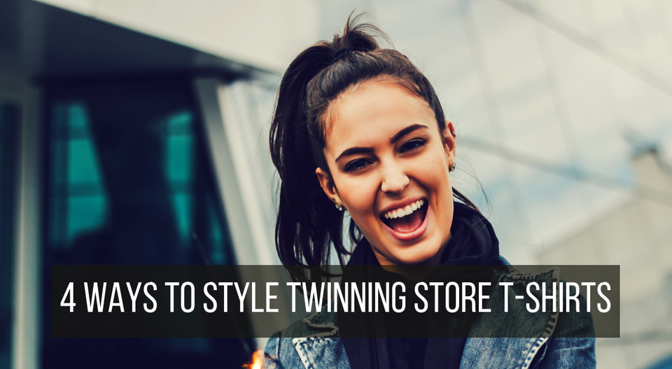 4 ways to style your Twinning Store t-shirt