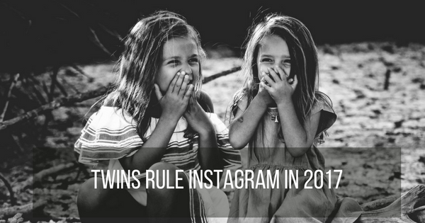 Twins (and twin parents) rule Instagram in 2017